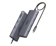 UGREEN Hub USB-C CM639 2x HDMI 3x USB USB-C SD/TF RJ45 PD 100W 8K - 1488846 - zdjęcie 2